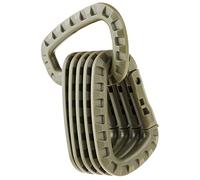 Carabiner Clips, Heavy duty hooks, 6/3pcs Tactical Carabina Karabiner Clip Plastic Cadet Hiking Camping(Green)