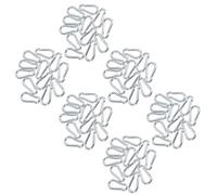 Carabiner Hook Clip Snap Hook Spring Loaded 5mm x 50mm 50kg Capacity 72pc