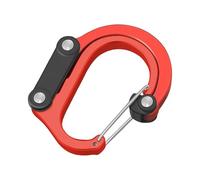 Carabiner Locking Key Chain Clip Hook Multipurpose Camping Accessories | Locking Portable Outdoor Accessories for Home Gym, Outdoor Camping, Fishing, Hiking, Traveling Carabiner Clip