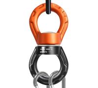 Carabiner Swivel Device - 360 Degree Rotation Connector, Safety Hanging Gear, Heavy Duty Rotational Connector Climbing Rigging Hardware Set, Secure Load Bearing Swivel Mechanism Tool For Aerial