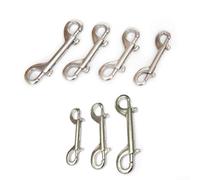 Carabiner Swivel Eye Hook Clip in 316 Stainless Steel for Scuba Diving and Marine Use (115mm snag)