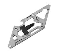 Carabiner Tool, Gear Flexibility Enhancement, 9.2x3.3cm, Stainless Steel Utility Clips Gadget, Outdoor Gear Connector, Compact Strength, for Hiking Camping Climbing