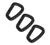 carabiner， Webbing Lock Attach quickdraw Buckle Outdoor Camp Carabiner connect link Snap Shackle Clip Hike climb Backpack(Red)