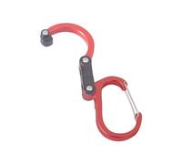 Carabiner with Lobster Clasp, Carabiner Hook with Lobster Clasp, Robust Carabiner Clip, Robust Aluminium Carabiner Clip, Rotating Carabiner Hook with Lobster Claw Clasp