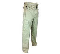 Carabou Combat Action Trousers W/Elasticated Sides Inside Leg: 31" - Regular, Trouser Size: 32", Colour: Stone