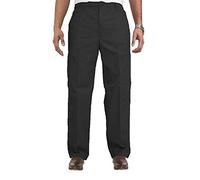 Carabou Mens Elasticated Waist Smart Casual Rugby Trousers (42/31, Black)