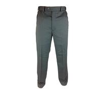 Carabou Mens New Whipcord Expand A Band Thermal Lined Trouser with Expanding Waist Trousers Comfort Fit W 32-46 Warm Winter Brushed Soft Fleece Inner Bottoms Brown Grey Olive Flat