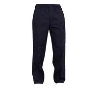 Carabou Mens Rugby Trousers Elasticated Waist 32 - 60 Inch Comfort Casual Pants Lounge Bottoms Black Navy Grey Beige Blue Grey Fully Elasticated Draw Strings Extra Short Regular Long 27 29 89