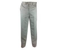 Carabou Mens Thin Summer Plain Front Self Adjusting Waist Travel Trousers Waist 32 - 48 Leg 27 29 31 Comfort Expand a Band Travel Pant Bottom Formal Casual Navy Grey Sage Sky Beige Brown Light Slacks