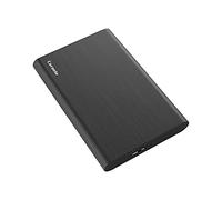 Caraele 1TB Ultra Slim Portable External Hard Drive USB3.0 HDD Storage Compatible for PC, Desktop, Laptop, MacBook, Chromebook, Xbox One, Xbox 360, PS4 (Black)
