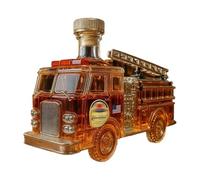 Carafe, Car Shaped Whiskey Decanter Art Statue Alcohol Dispenser Fire Engine Design Vessel for Men Father Bar Home Office and Rest