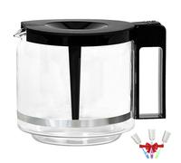 Carafe Compatible With moccamaster KBG Brewers (89830), Compatible With moccamaster Carafe Replacement, 10-Cup/1.25L/40oz, Coffee Pot With Metal Ring, Includes Random Cleaning Brush.