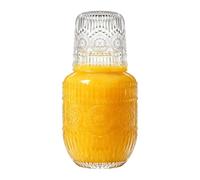 Carafe for the bedside table, transparent drinking carafe, bedside table, water carafe, drinking glass, for wine and other liquids in the bedroom, bathroom as well as at home, in the kitchen, when