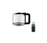 Carafe Replacement for the Cuisinart 12-Cup Glass Coffee Carafe Model DCC-1220BKSWM ONLY - Black Handle/Lid