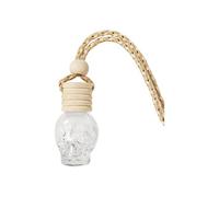 Carainer Car Air Diffuser Bottles - Refillable Hanging Perfume Bottle | Hanging For Car Or Home | Empty Skull Shaped Perfume Diffuser For Oils