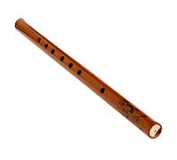 caralin Traditional 6 Hole Bamboo Flute Clarinet Student Musical Instrument Wood Color Bamboo, As Pic Shows