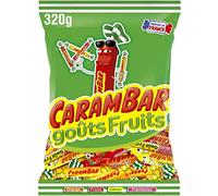 Carambar Fruit Sweets Orange Strawberry Lemon and Raspberry 320 g