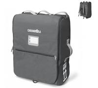 CARAMBOLA Stroller Bag Compatible with UPPAbaby all Minu Stroller Models (No Wheel Removal Needed), Upgraded Hidden Backpack Straps + Extra Front Pocket + Durable Wheels (Dove Gray)