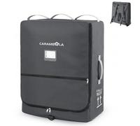 CARAMBOLA Stroller Travel Bag Compatible with UPPAbaby Minu Duo, Gate Check Bag for Airplane, Upgraded Hidden Backpack Straps + Extra Front Pocket, Durable Wheeled Stroller Carrier (Graphite Gray)