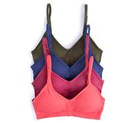 Caramel Cantina 4 Pack Nursing Maternity Sleep Bra - Multicolored - M