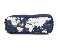 CARAMEL & CIE Cosmetic bag TROUSSE MAPPEMONDE in Blue One size
