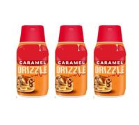 Caramel Drizzle 450g 3 Bottle,Ideal for drizzling over pancakes, waffles, ice cream, cakes, and a wide variety of other sweet treats.