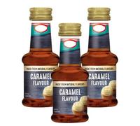 Caramel Flavour 3x35ml - Versatile Food Flavouring for Baking, Desserts, Beverages, Ice Cream, and Confectionery | Rich, Sweet Aroma for Cakes, Cookies, Custards, and Coffee