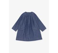 Caramel Girls Midnight Blue Kids Malika Pocket-embroidered Cotton Mini Dress 3-12 Years 10