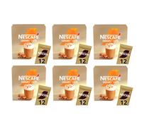 NESCAFÉ Caramel Latte x12 Instant Coffee Sachets (Pack of 6, Total 72 Sachets)