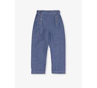 Caramel Midnight Blue Stanley Elasticated-waist Cotton Trousers 3-12 Years 10