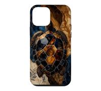Caramel Obsidian Stone Cells Case for iPhone 12 mini