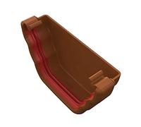 Caramel Ogee Gutter External Stop End, Freeflow 135mm Rain Water Systems