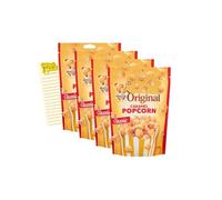Caramel Popcorn Bundle with Werther Original Caramel Popcorn 140g x4 and Intrinsic Treats Shopping List Card