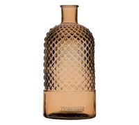 Caramel Recycled Glass Vase 14 x 14 x 28 cm