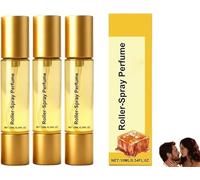 Caramel-Roller-Spray Perfume - Long-Lasting Fragrance with Warm Caramel Notes, Roll-On Spray Design, Enhance Atmosphere and Release Happiness, for Women & Men (3 Pcs)