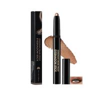 Caramel Shimmer Waterproof Cream Eyeshadow Stick - Blendable Eyeshadow Pencil & Smudge Proof Eye Crayon, Long Lasting 3 in 1 Eye Makeup with Eyeliner & Highlighter for Mature Eyes, Everyday Looks