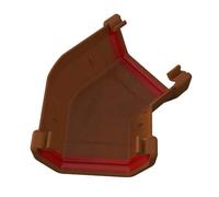 Caramel Square Gutter 135 Degree Angle Joint, Freeflow 114mm Rain Water Systems