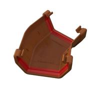 Caramel Square Gutter 150 Degree Angle Joint, Freeflow 114mm Rain Water Systems