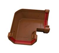 Caramel Square Gutter 90 Degree Angle Joint, Freeflow 114mm Rain Water Systems