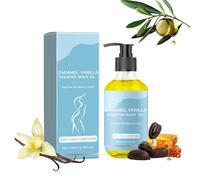 Caramel Vanilla Body Oil, Vanilla Body Oil, Women's Vanilla Scented Body Oil, Natural Scented Body Oil, Suitable for All Skin Types, Suitable for Daily Moisturizing Use