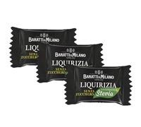 CARAMES LIQUIRIZIA MORA SUBER FREE WITH STEVIA Baratti & Milano BUSTA 500g