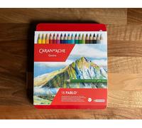 Caran d'Ache Pablo Artists Quality Permanent Colour Pencil Tin (Pack of 18)