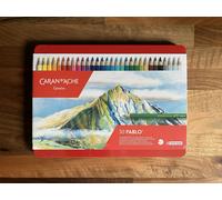 Caran D'Ache Pablo artists quality colouring pencils tin set of 30 assorted water resistant colours