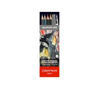 Caran d-Ache Technalo Black & Colour multi-technique water-soluble set, 13 artistic tools + 1 extra large metal box