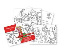 Caran d'Ache 0454.701 Swiss Explorer Colouring Cards 12 Pieces 10.5 cm x 14.8 cm
