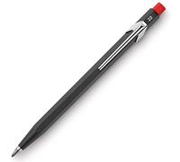 Caran Dache 5” Fixpencil (2mm) with Sharpener and Textured Finger Grip, Assorted Colour Push Buttons