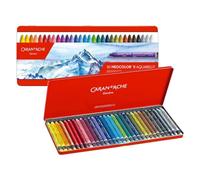 Caran d'Ache Neocolor II Water-Soluble Wax Pastel - Tin of 10, 15, 30, 40, or 84