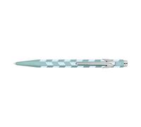 CARAN D'ACHE 849 Mosaic Ballpoint Pen Water Green Aluminium Hexagonal Special Edition Swiss Made