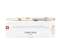 CARAN D'ACHE 849 Nina Cosford Ballpoint Pen Light Cream Aluminium Hexagonal Special Edition Swiss Made
