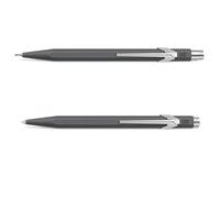 Caran d'Ache 849 Set: Ballpoint Pen & Mechanical Pencil, Anthracite Grey